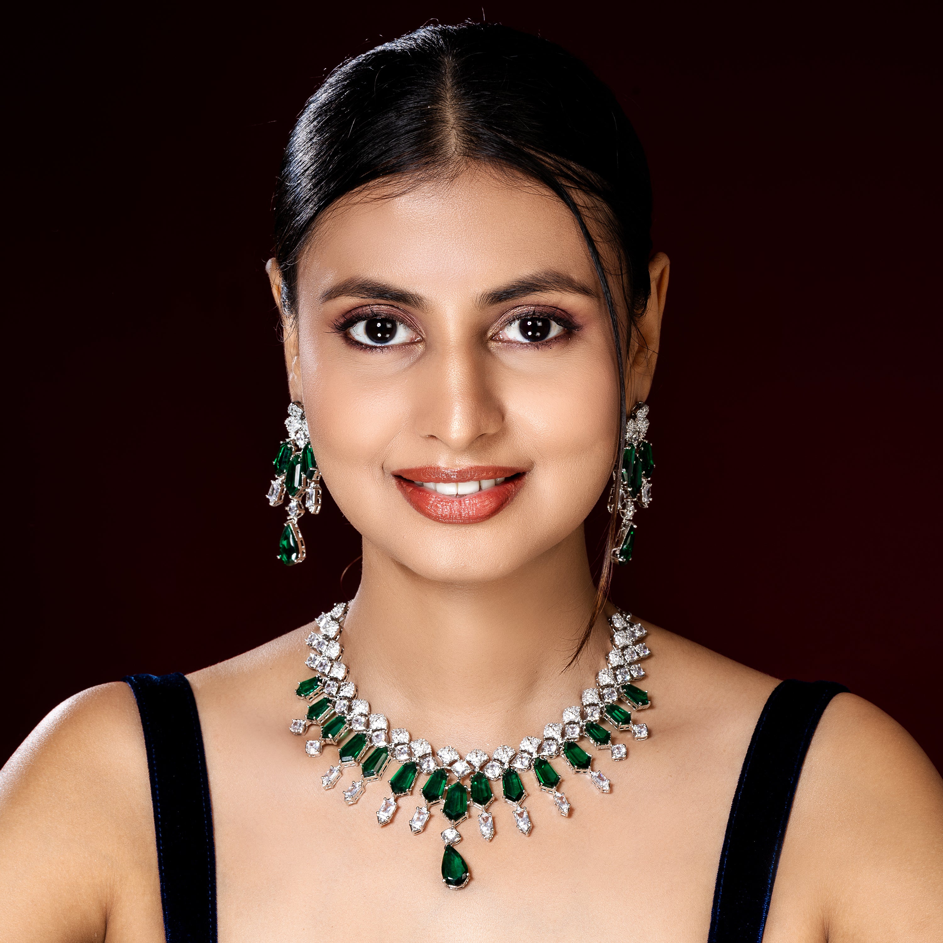 Radiant Emerald Drop-Mivanaa